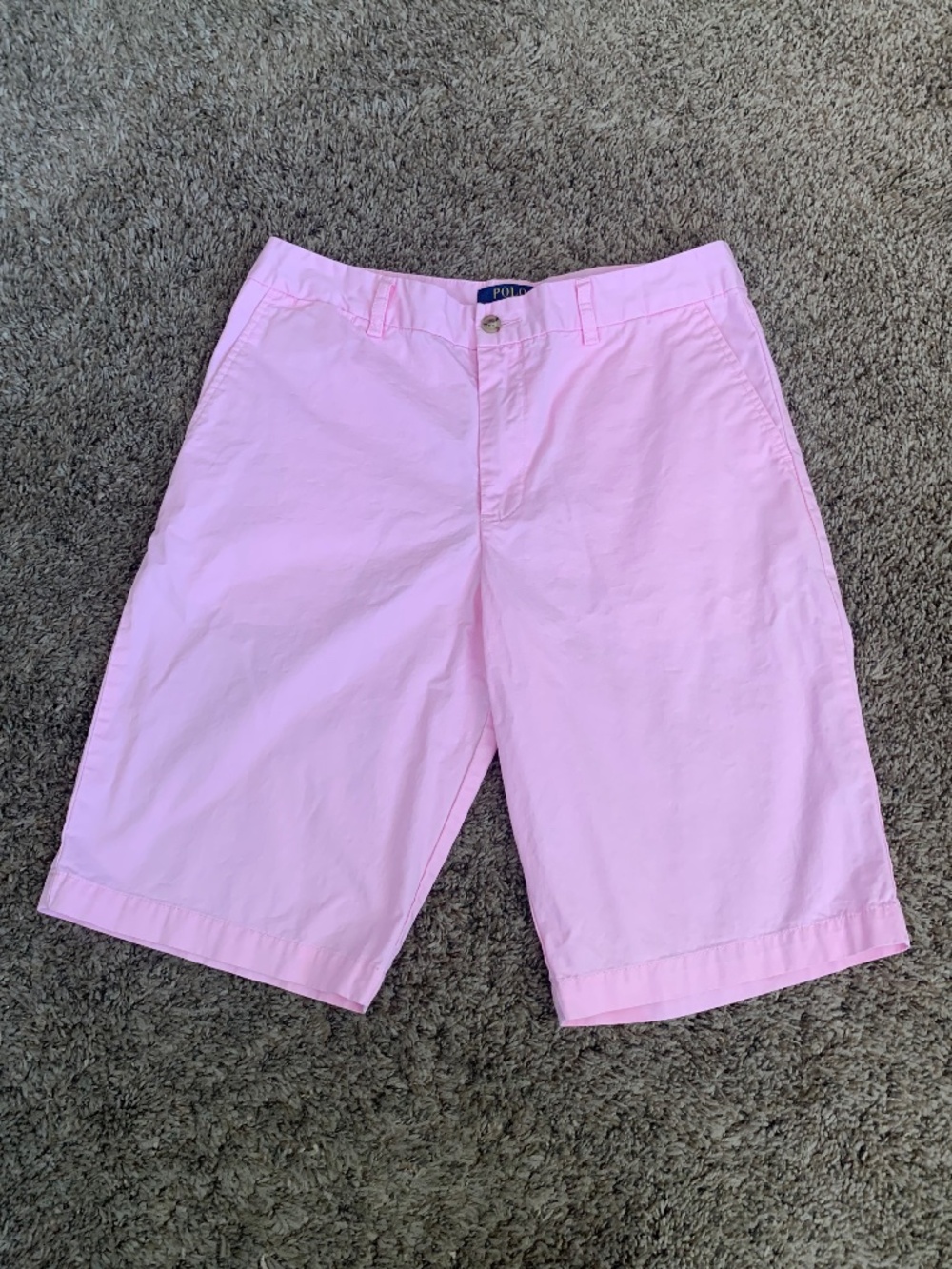 Polo Ralph Lauren Pink Chino Shorts Boys 20 Golf Casual Sporty Preppy 11"